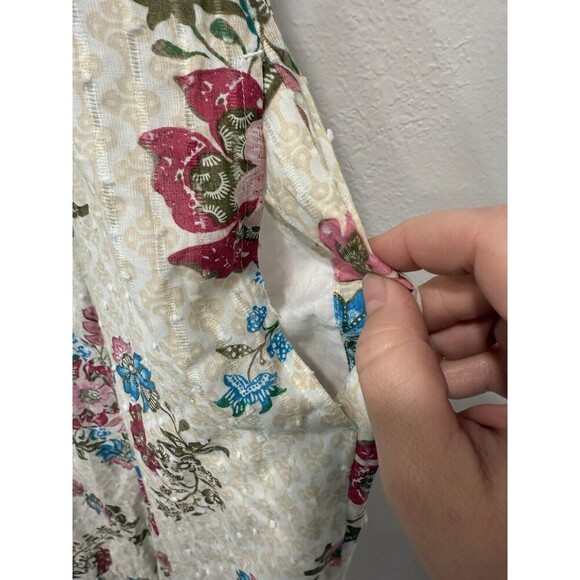 Lane Brane Smocked Square-Neck Maxi Dress Size 18/20 - Picture 6 of 10